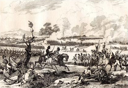 Bataille de Pozzolo - par Martinet & Réville 1835
